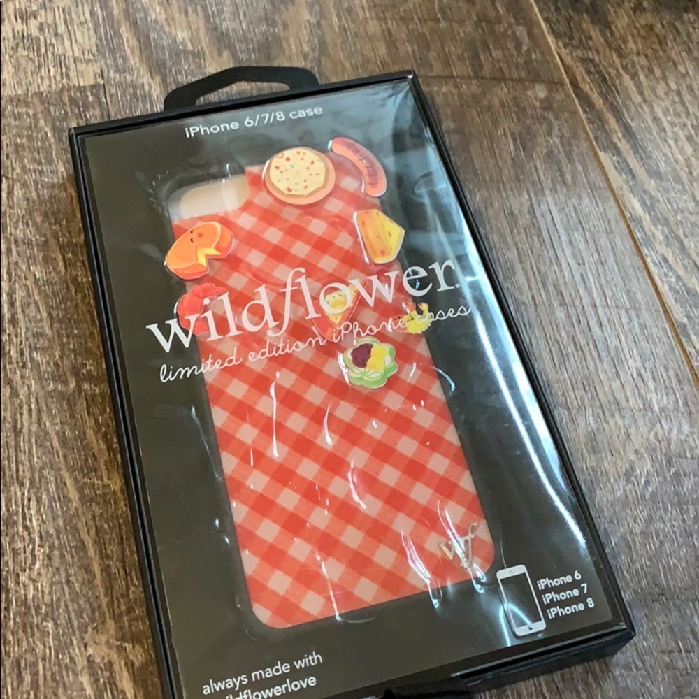 Wildflower iphone 6/7/8 case in Pizzaria